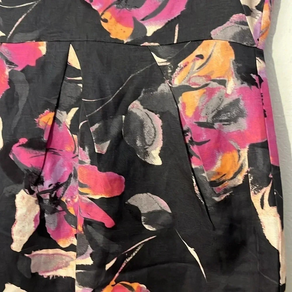 Banana Republic | Linen/Rayon blend Floral fitted sheath dress Women’s size 6 - Picture 3 of 11